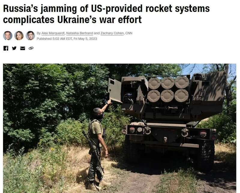 美国人借前线乌克兰军人之口承认，目前“海马斯”火箭炮的打击效率正在大大下降 ...